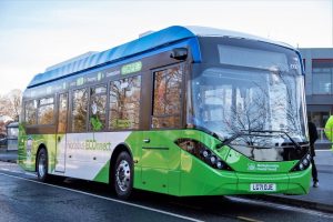 ônibus elétrico BYD ADL Enviro200EV Nottinghamshire 