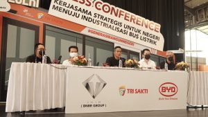 BYD e PT Bakrie & Brothers Group formaram oficialmente uma parceria com Tri Sakti