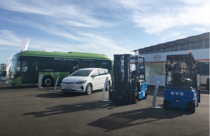 No Reino Unido, a BYD comercailiza ônibus, o e6 MPV e empilhadeiras, todos elétricos. 