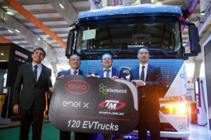 BYD entregou a primeira frota de semirrebocadores elétricos da América Latina