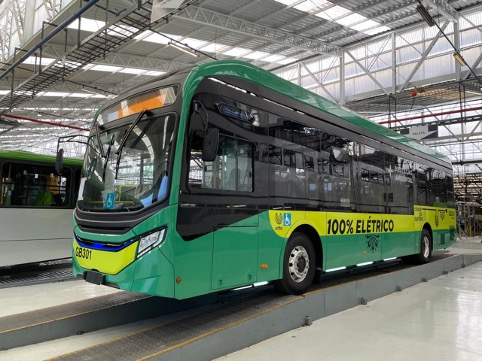 BYD ônibus D9W Curitiba