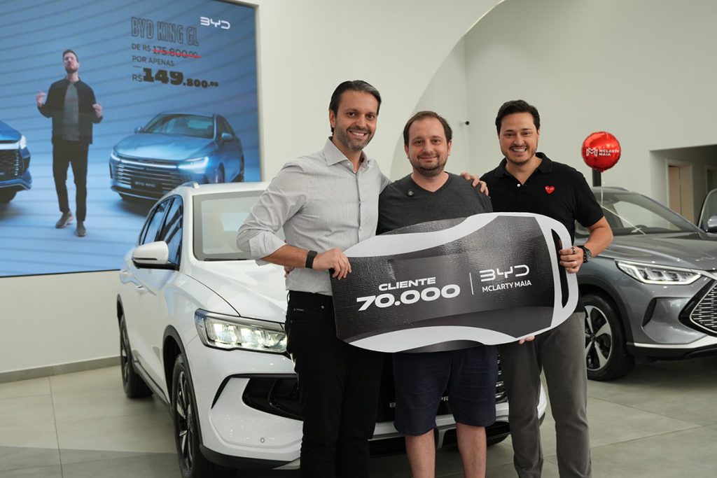 BYD 700 mil veículos vendidos