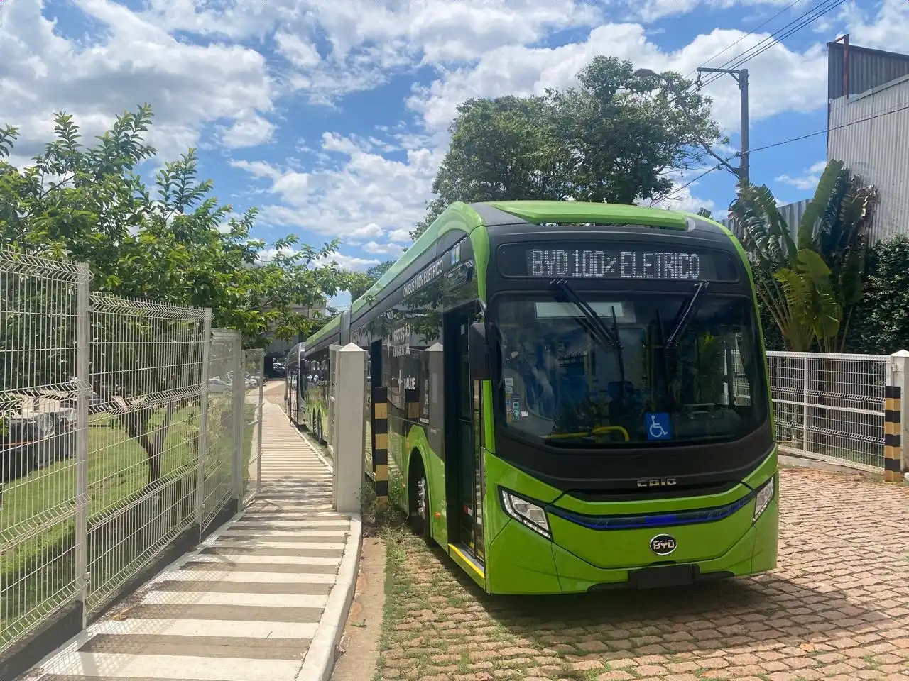 BYD chassi de ônibus Viação Gato Preto