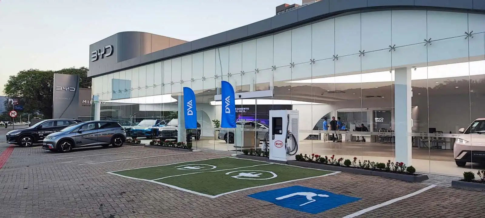 Estação de recarga rápida BYD