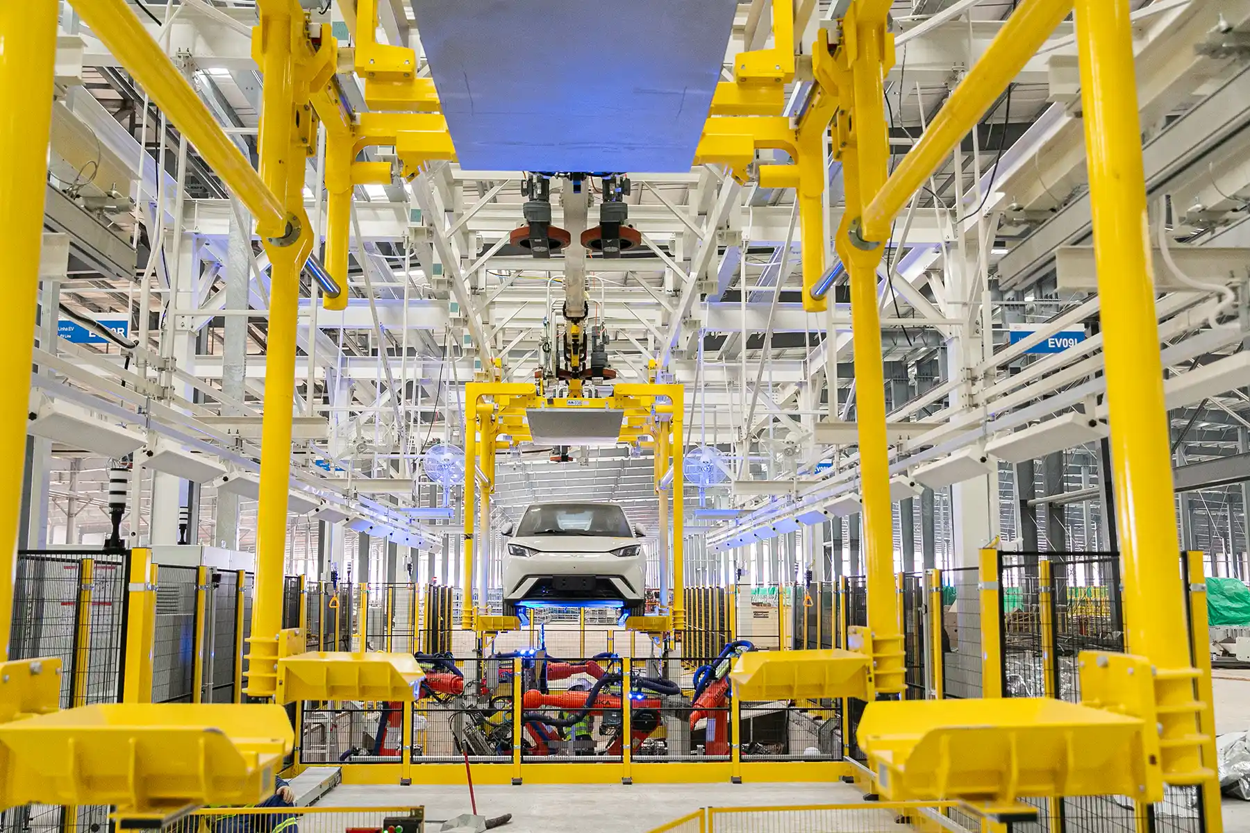 Fábrica no Brasil da BYD