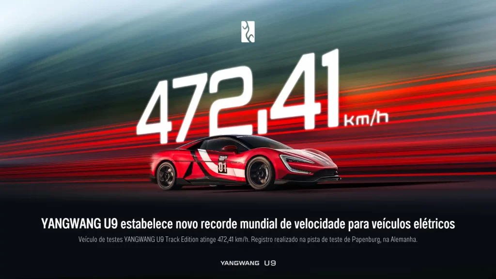 BYD Yangwang-U9 - recorde velocidade