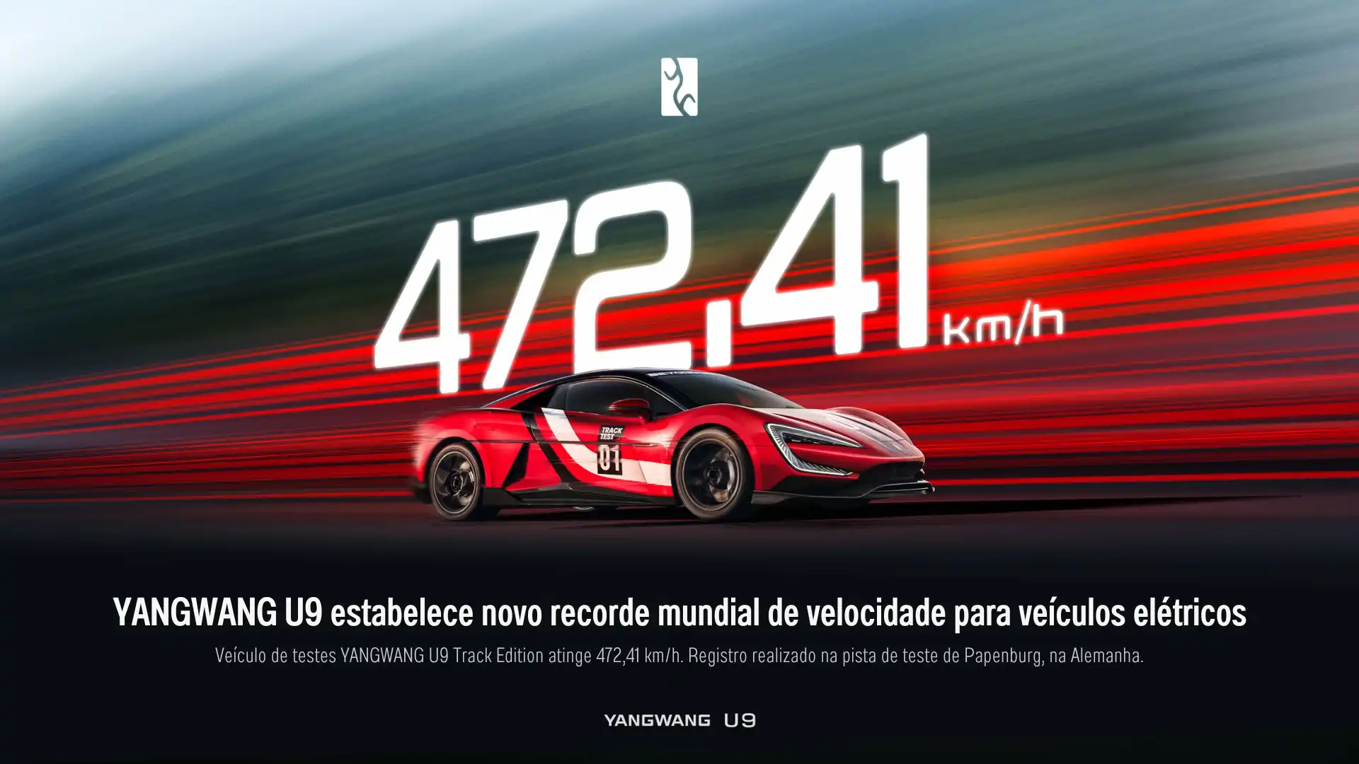 BYD Yangwang-U9 - recorde velocidade