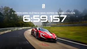 Recorde do supercarro elétrico BYD Yangwang U9 Xtreme