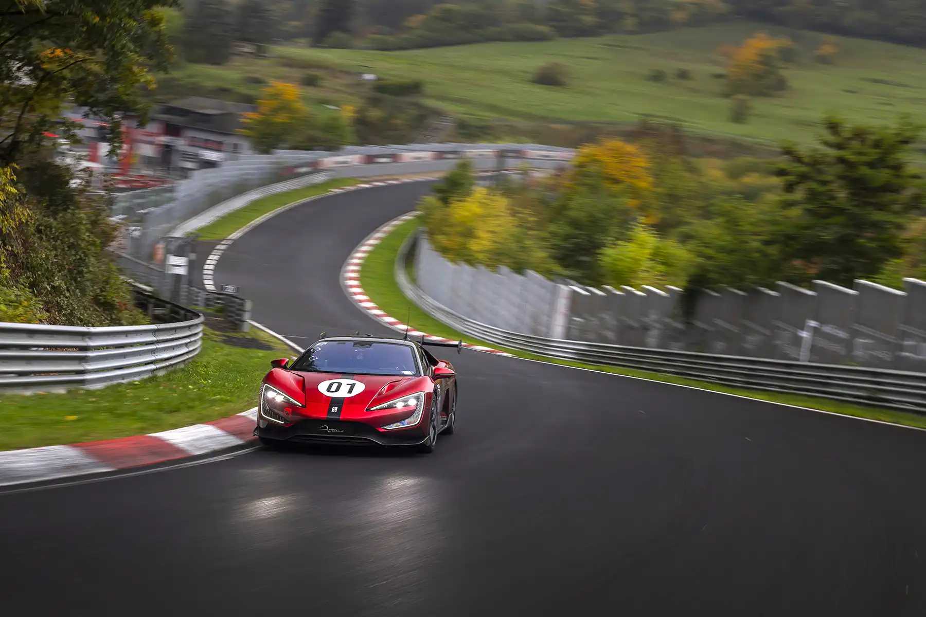 BYD Yangwang U9 Xtreme na pista de Nürburgring Nordschleife