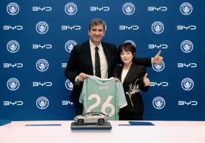 BYD Stella Li &Ferran Soriano Manchester City