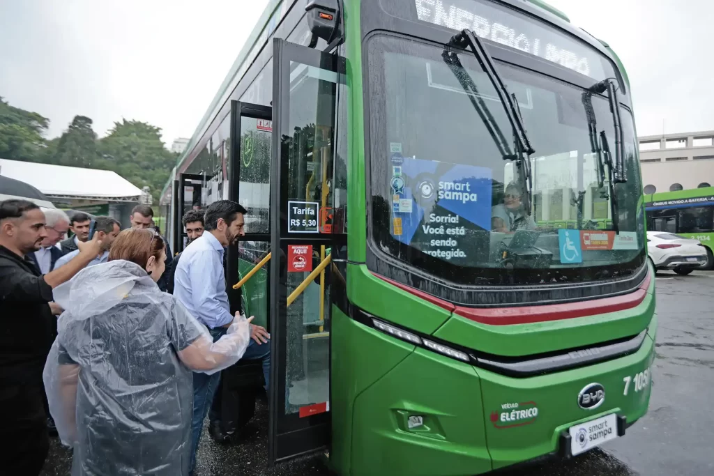 BYD ônibus em São Paulo