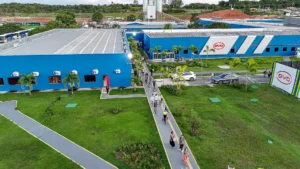 Complexo industrial da BYD em Camaçari, na Bahia
